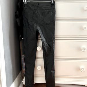 •LEATHER SHEIN PANTS